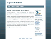 Tablet Screenshot of alps-solutions.com